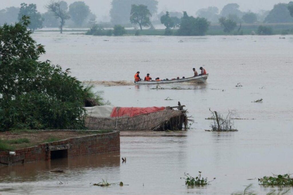 Punjab Floods: Alert Issued In Ludhiana After Embankment Faces Strong Flow Of Sutlej River