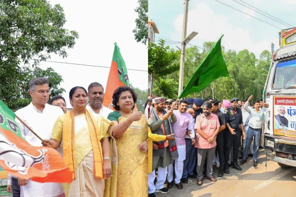 Relief Pours In From BJP-Ruled States For Flood-Hit Punjab; Congress Says 'Centre Gave Nothing’