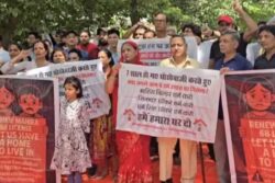 'Give Us Flats Or Give Us Death': Gurugram Homebuyers Protest Against Ex-Congress MLA's Son