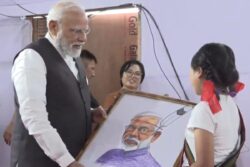 From Shawl To Portrait: PM Modi Receives Gifts From Locals In Manipur's Churachandpur | Video