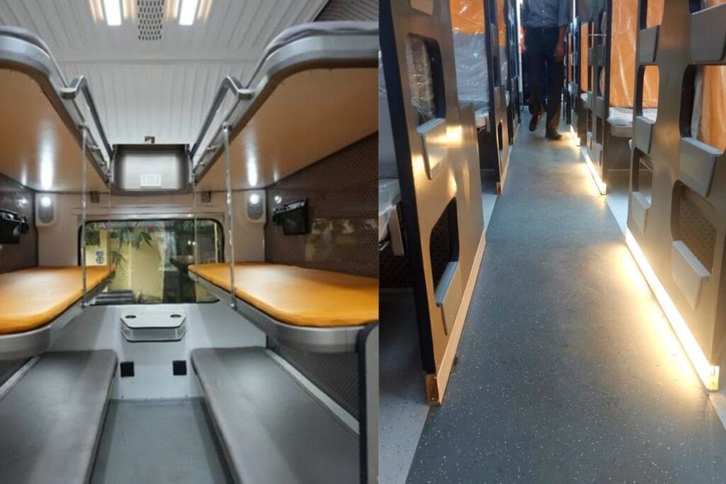 'Luxurious Interiors, Diffused Lights': Inside India's First Vande Bharat Sleeper Train | Watch