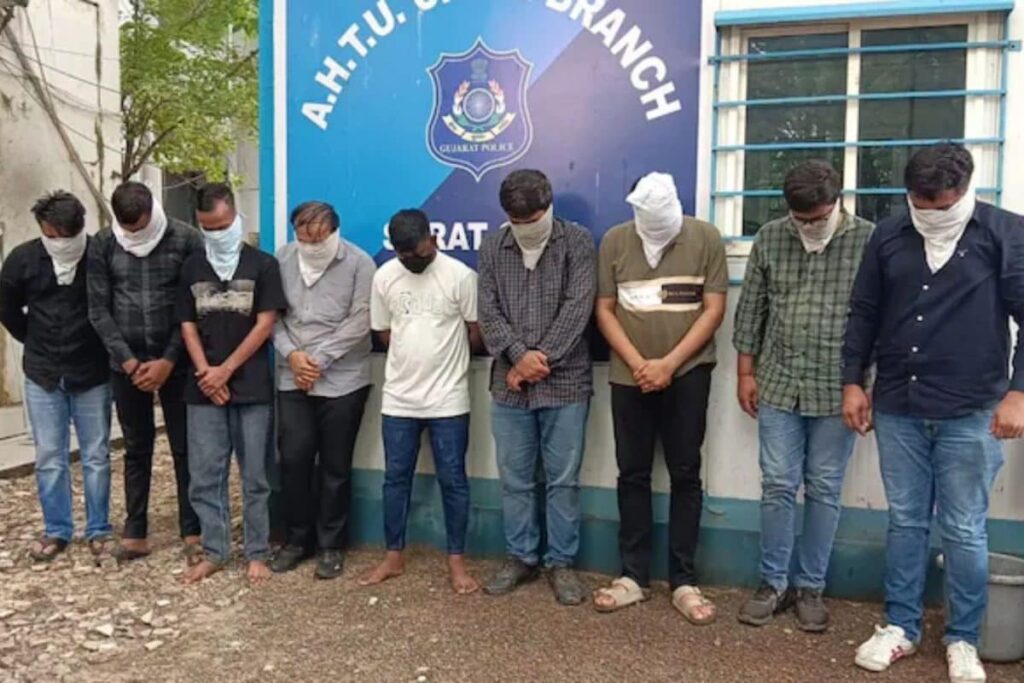 Surat Police Bust High-Profile Sex Racket; 13 Thai Women Rescued, 9 Arrested