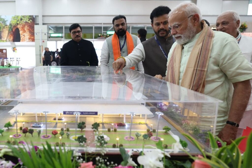 PM Modi Inaugurates Purnea Airport Terminal, Launches National Makhana Board In Bihar