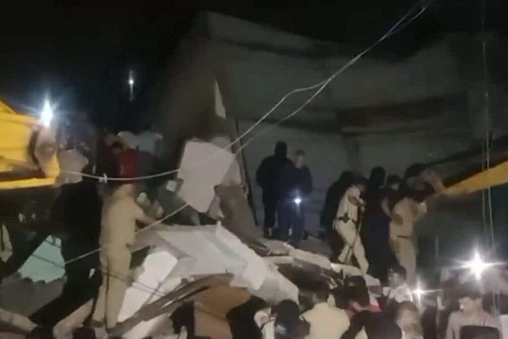 Five-Storey Building Collapsed In Indore, Several Feared Trapped