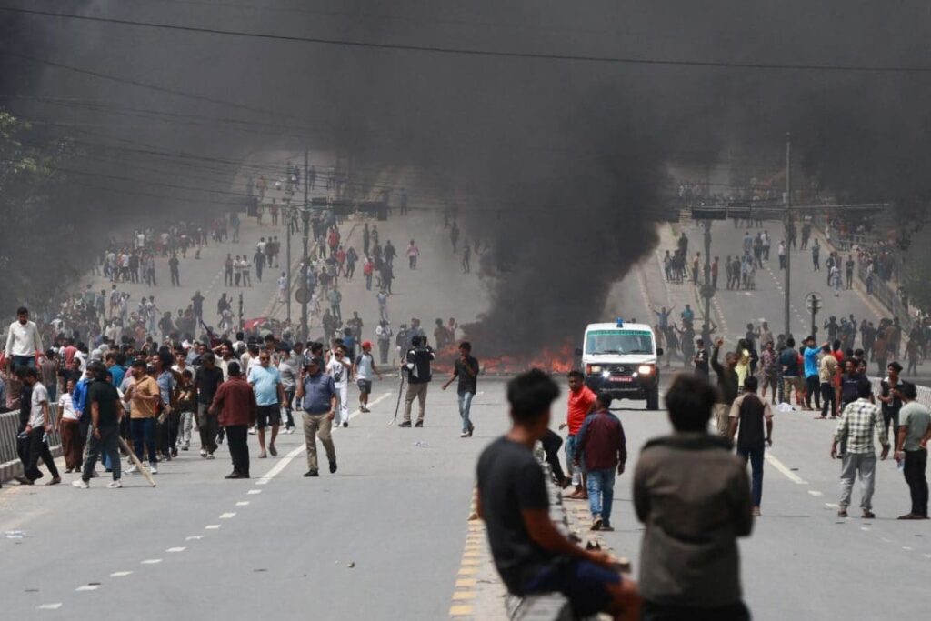 Border States Heighten Security As Nepal's Anti-Government Protests Spark Crisis