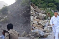 BJP MP Narrowly Escapes Landslide In Uttarakhand, Shares Horrific Video