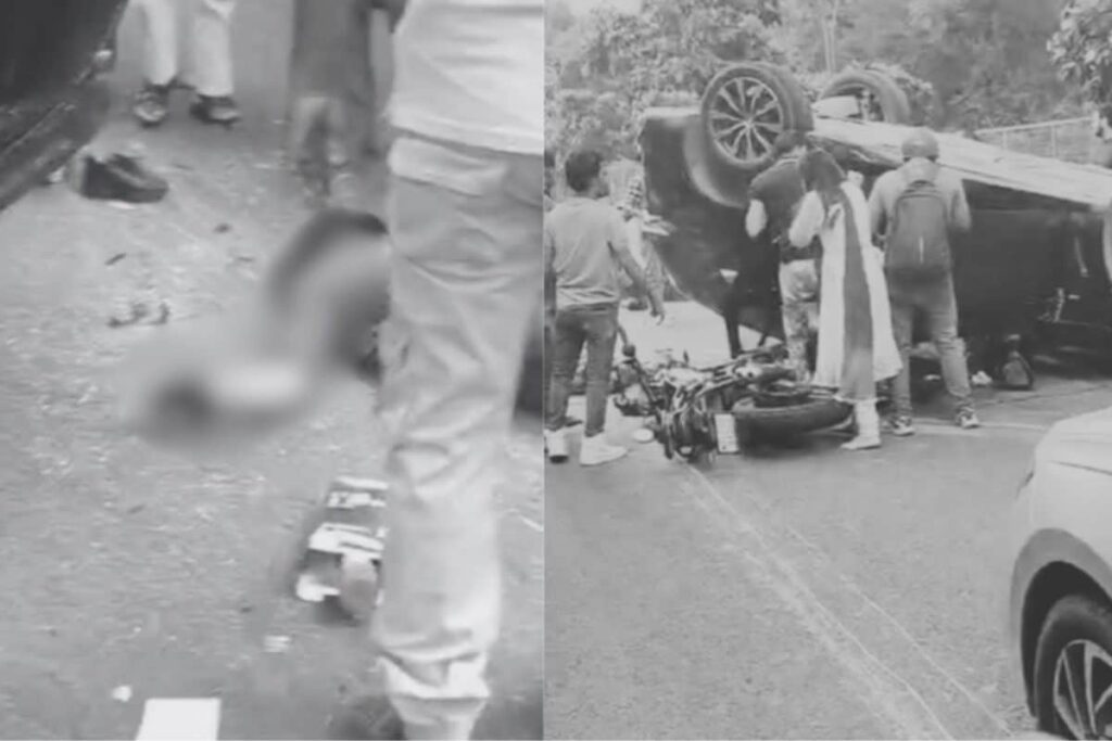 Victims Lying On Road, Overturned BMW: Horrific Visuals Show Aftermath Of Delhi BMW Crash