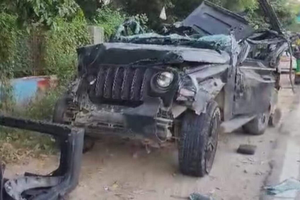 Five Dead, One Critical After Thar Loses Control, Hits Divider On Gurugram-Delhi-Jaipur Highway