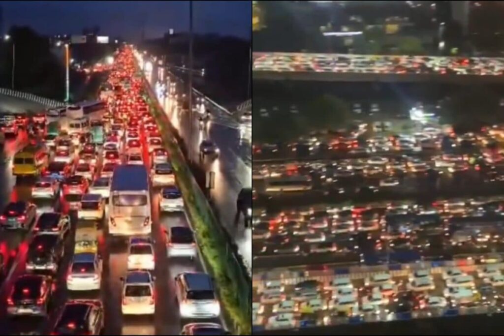 Gurugram Rain: Stuck In Traffic For Hours, Many Choose Hotels Over Going Home