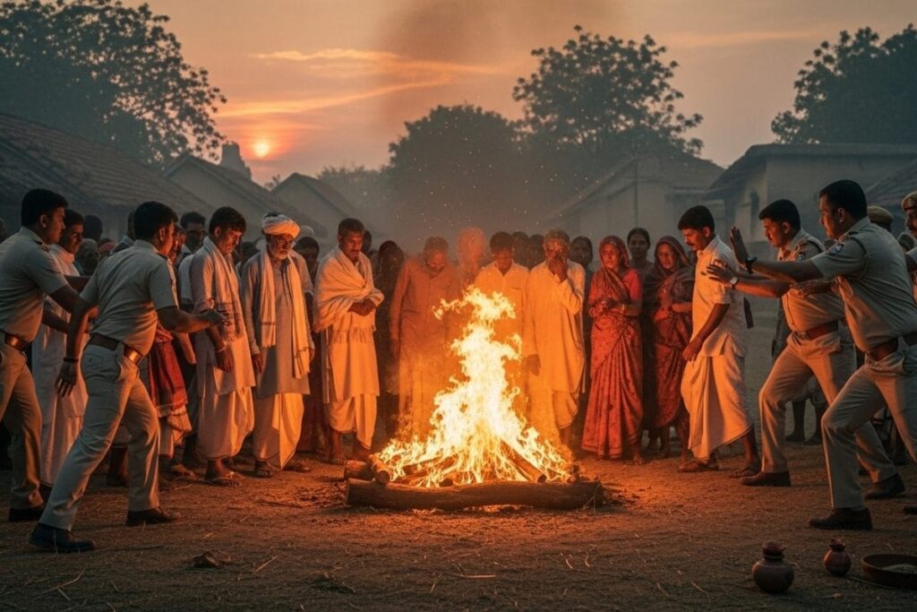 Rajasthan Woman Burnt Alive By In-Laws, Cops Attacked As They Intervene In Cremation