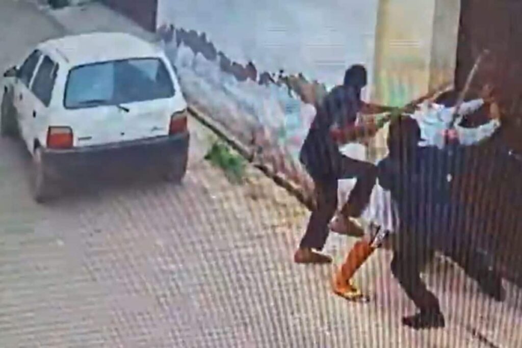 Punjab Bank Manager Dragged Out Of House, Attacked By 3 Masked Men | CCTV