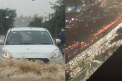 Rain Cripples Gurugram: Severe Waterlogging And Long Traffic Jams | Photos