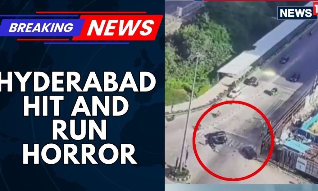 Shocking | A Speeding BMW Has Rammed Two Cars And A Bike In Narsingi, Hyderabad | News18