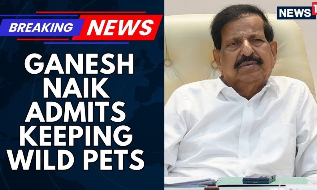 Maharashtra Forest Minister And BJP Leader Ganesh Naik Sparked A Controversy Over Wild Pet Animals