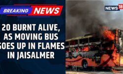 20 Killed As Moving Bus Bursts Into Flames In Rajasthan's Jaisalmer | PM Modi Offers Condolences