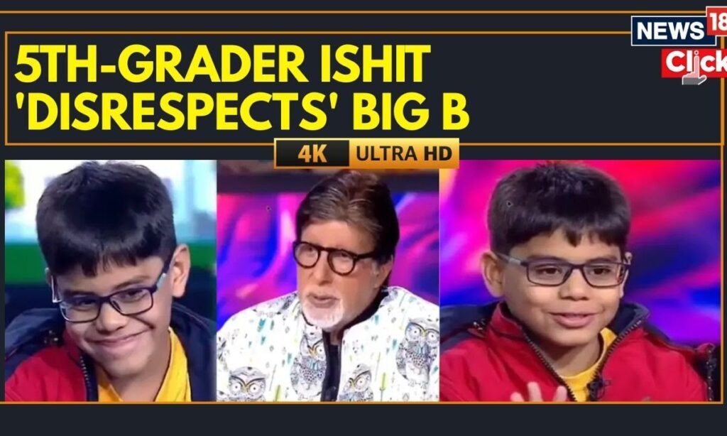 KBC Viral Moment: Ishit Bhatt’s Overconfidence Sparks Backlash: ‘Disrespects’ Amitabh Bachchan | 4K