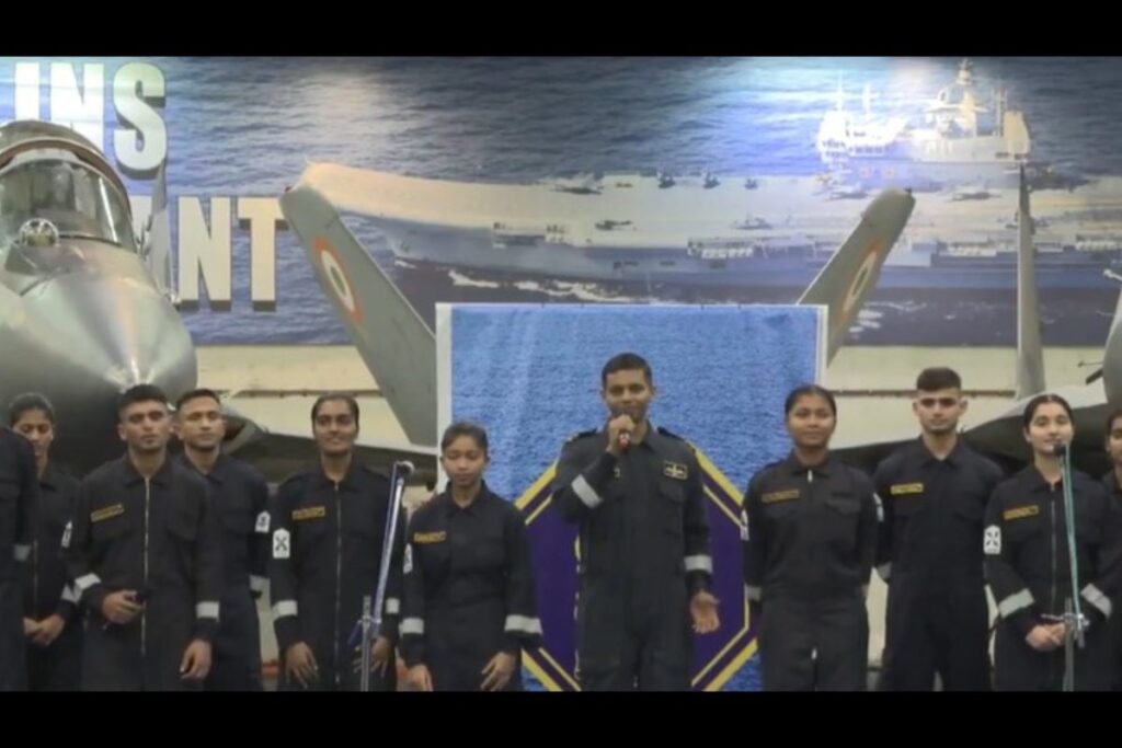 ‘Kasam Sindoor Ki’: Navy Personnel's Op Sindoor Song For PM Modi Onboard INS Vikrant | Watch