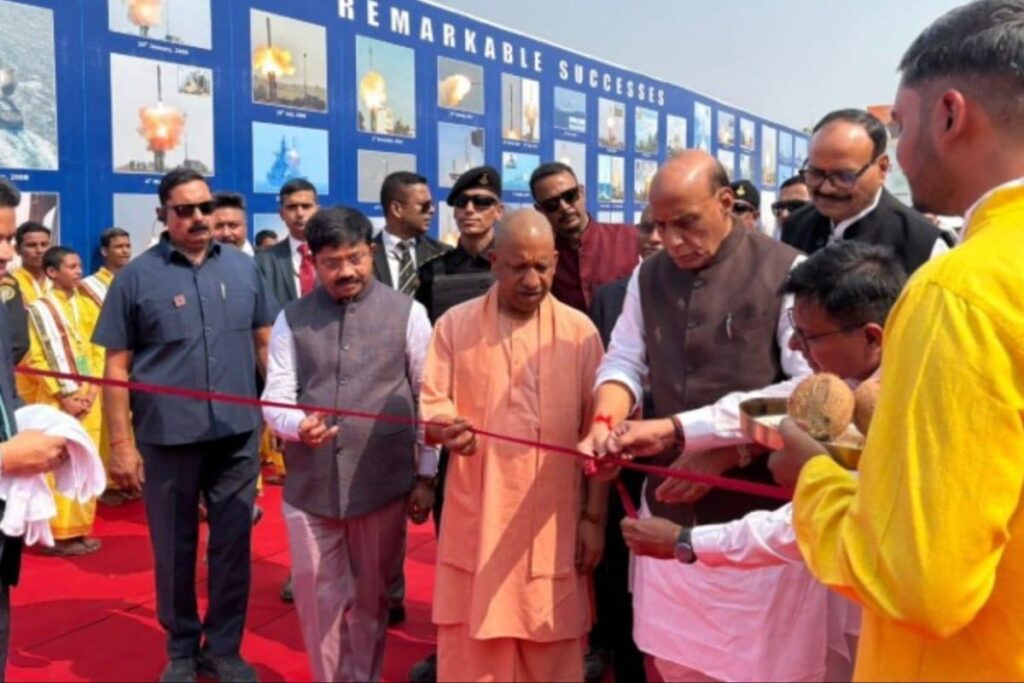 Rajnath Singh, Yogi Adityanath Flag Off First Batch Of BrahMos Missiles Manufactured In Lucknow