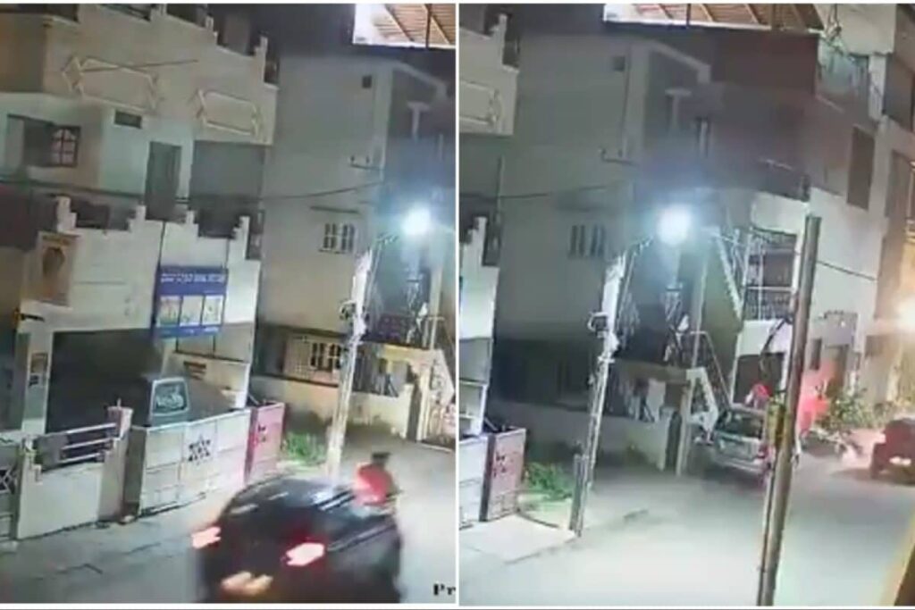 Gig Worker On Bike Dies After Bengaluru Couple Chases, Runs Over Him; CCTV Footage Emerges