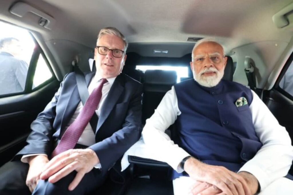 ‘Friendship Is On The Move’: PM Modi, UK's Keir Starmer Share Ride To Mumbai Event