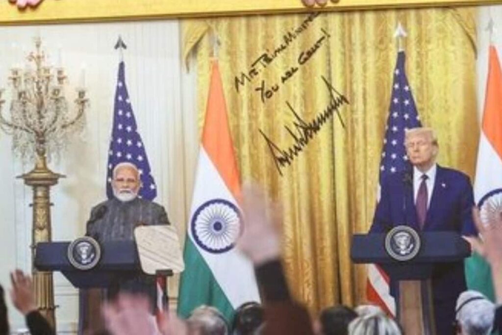 ‘Mr Prime Minister...': Trump’s Message To PM Modi Inscribed On Framed Photo Given By Sergio Gor