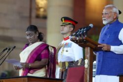 'Dedicated To Serving Mother India': Amit Shah, BJP Leaders Hail PM Modi's 24 Years As Head Of Govt