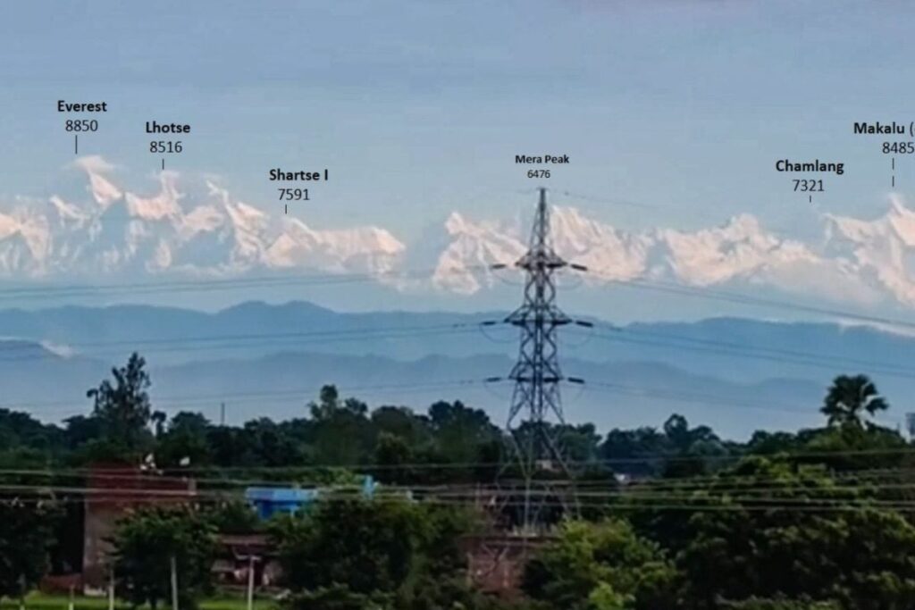 'Eureka Moment': Mount Everest Visible From Bihar After Rains Lead To Clear Skies In Madhubani