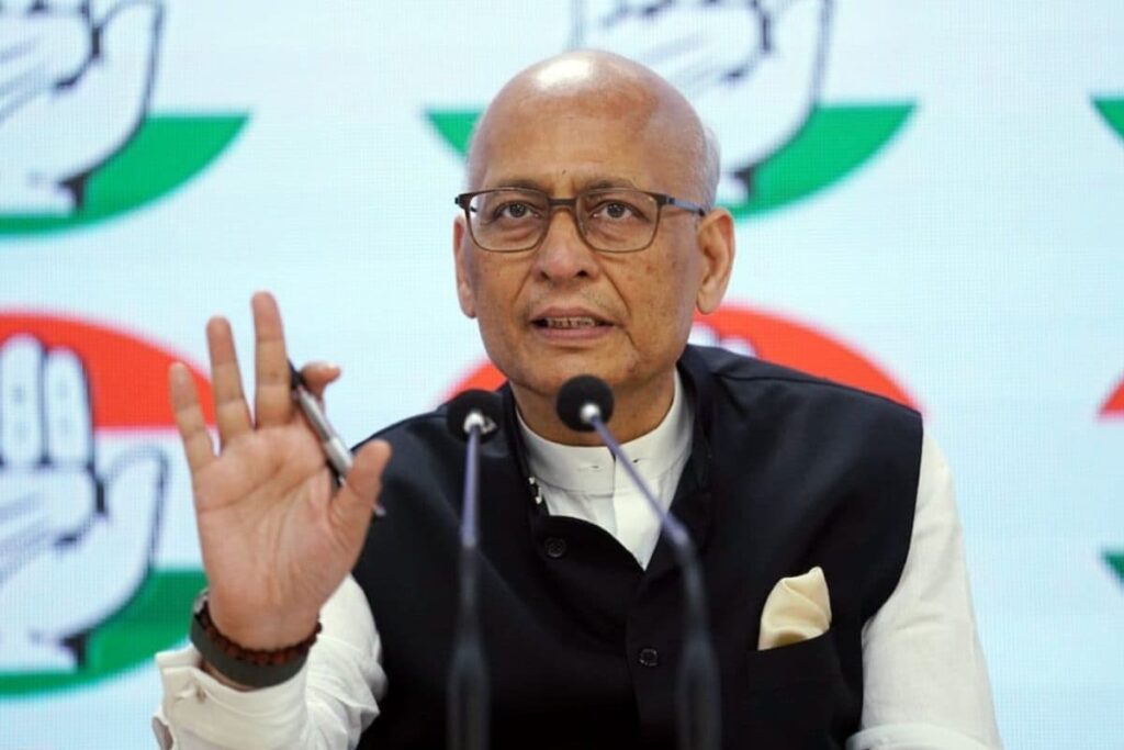 'Tehelka Macha Doonga': Congress MP Abhishek Singhvi's 'Poor Joke' On Trump's Nobel Snub