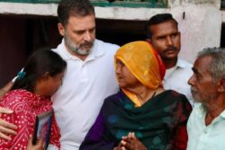 ‘Humiliated’: BJP Vs Congress Over Rahul Gandhi’s Visit To Lynched UP Dalit's House