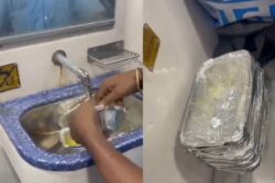 Passengers Alarmed As Video Shows Disposable Food Containers Washed, Reused On Train, IRCTC Reacts