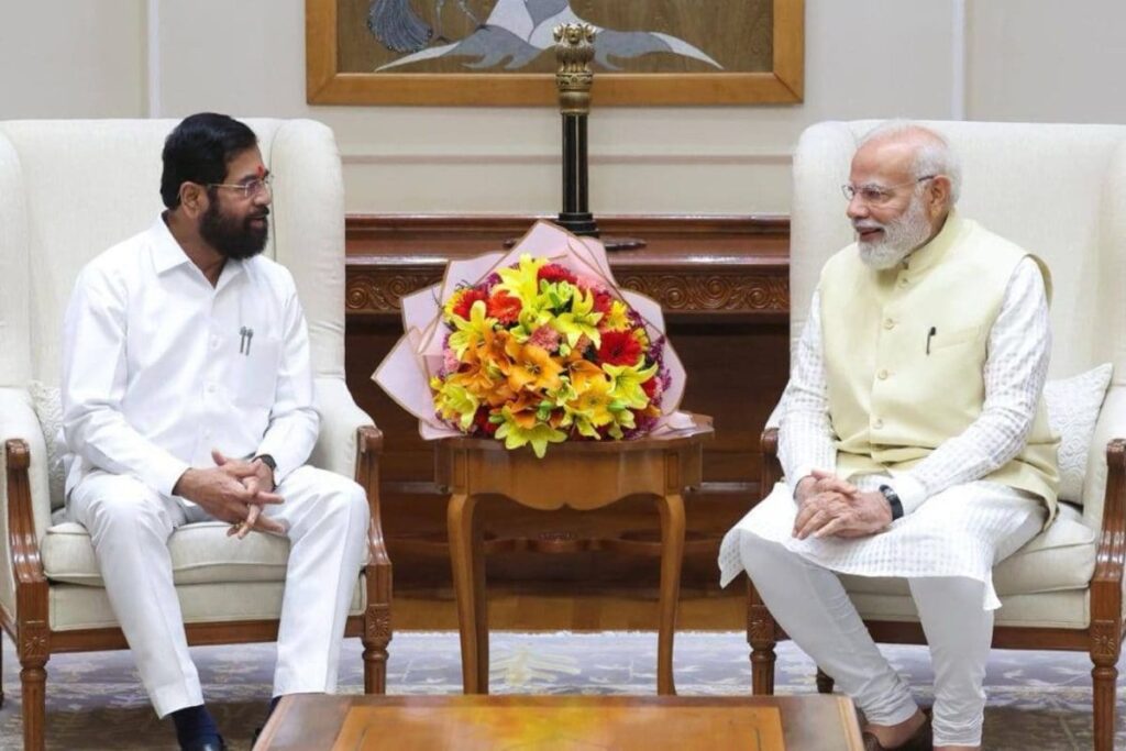 'Not Just PM, But Head Of NDA Family': Eknath Shinde Meets PM Modi In Delhi
