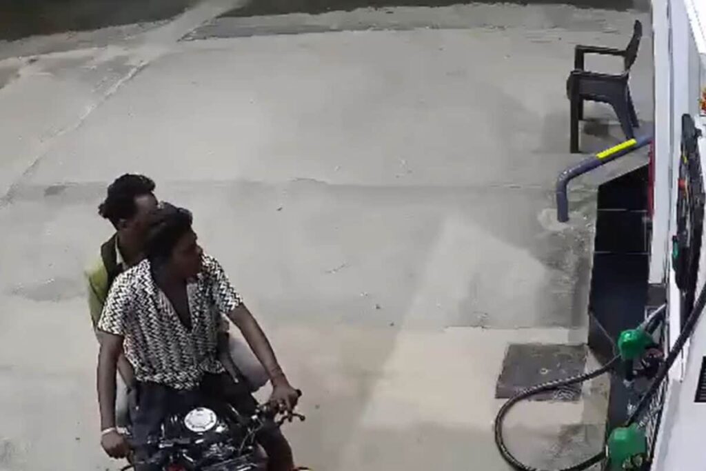 Kurnool Tragedy: Video Shows Biker Riding Recklessly Moments Before Crashing Into Andhra Bus