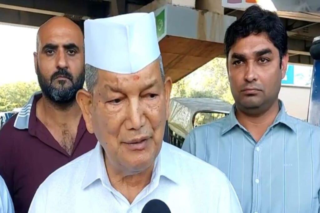 Former Uttarakhand CM Harish Rawat Narrowly Escapes Road Accident In Uttar Pradesh