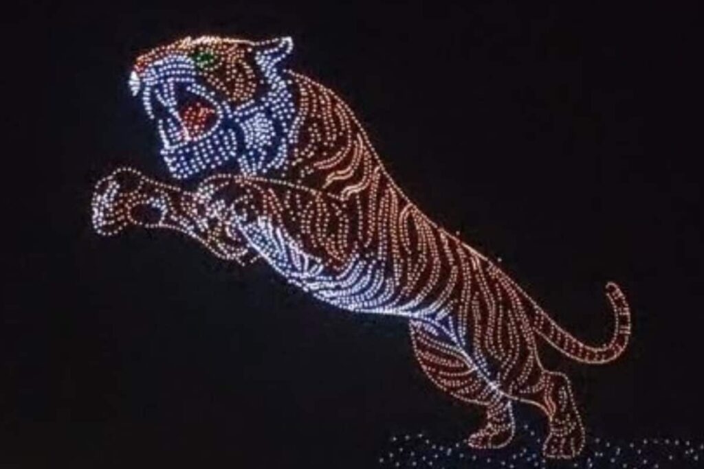 Mysuru Dasara 2025: Breathtaking Drone Show Lights Up Night Sky