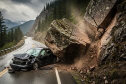 Woman Dies After Rock Falls From Hill On Moving Car In Maharashtra