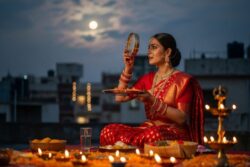 Karwa Chauth 2025 Moonrise Time Live Updates: Check Moon Sighting Timings In Different Cities