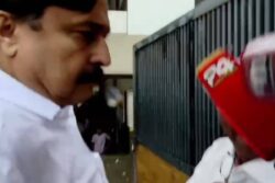 Kerala Sports Minister Loses Cool Over Messi Visit Questions, Pushes Away Reporters | Video