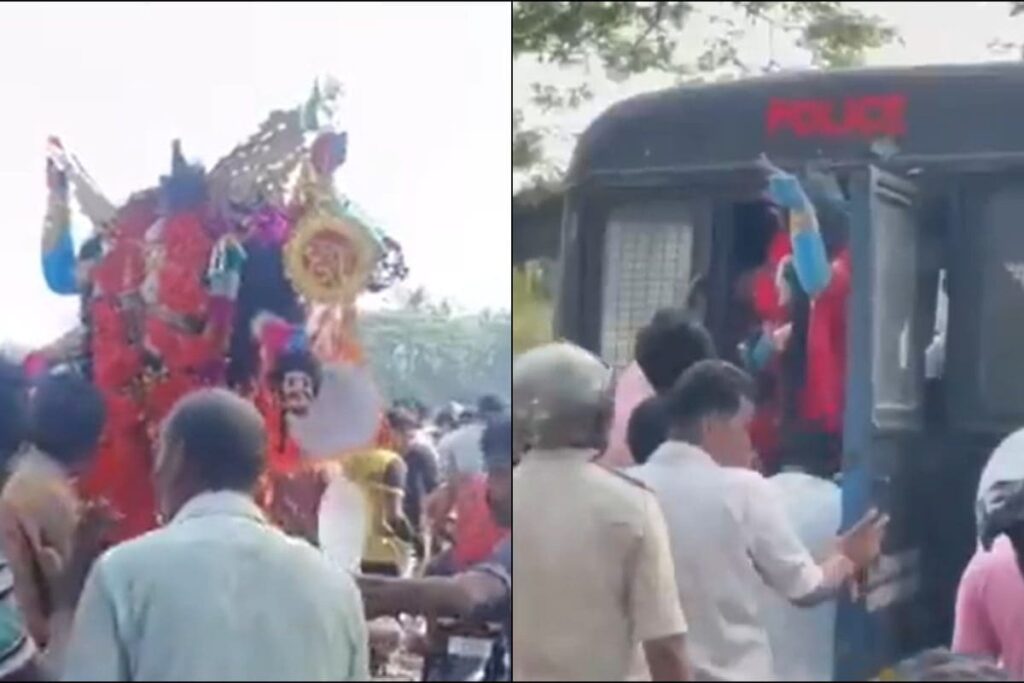 BJP Vs TMC After Goddess Kali Idol Desecrated, Taken Away In Police Van: 'Insult To Hindu Faith'