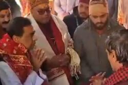 Reliance Industries Chairman And MD Mukesh Ambani Visits Badrinath, Kedarnath Temples