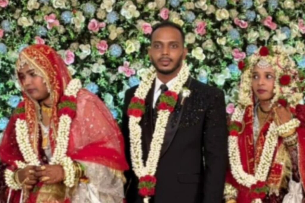 Karnataka Man Marries Two Best Friends In Same Ceremony, Brides Wear Matching Outfits: ‘Bhai Yanha Ek Nahi Ho Rahi Hai...’ | Video
