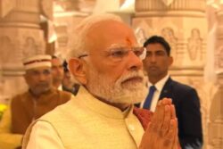 PM Modi Offers Prayers At Ram Mandir Ahead Of Saffron Flag Hoisting | Videos