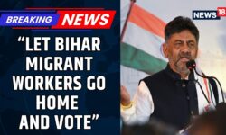 Shivakumar Appeals To K'taka Employers To Give 3 Days' Paid Leave To Migrant Workers For Bihar Polls