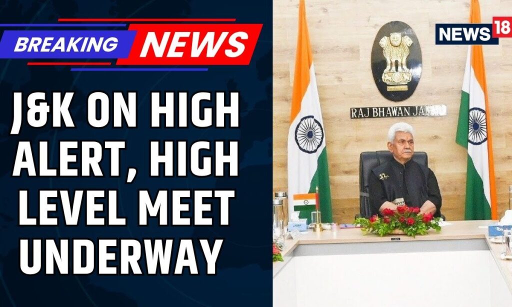 BREAKING | Jammu & Kashmir Lieutenant Governor Manoj Sinha Chairs High Level MEET IN SRINAGAR