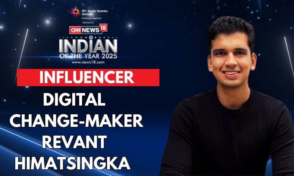 Revant Himatsingka (Food Pharmer) Wins Indian of the Year Influencer Award 2025 | News18