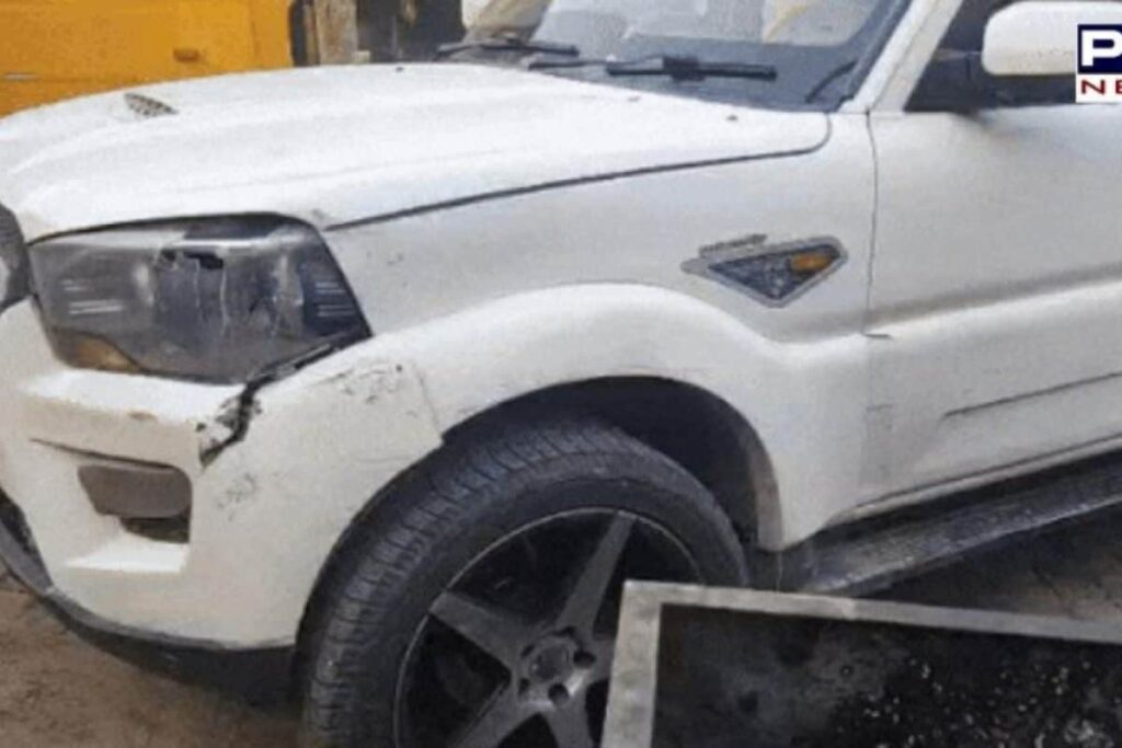 CCTV Captures Punjab Ambush: Gunmen Chase SUV, Riddle It With Bullets; 1 Dead, 4 Critical