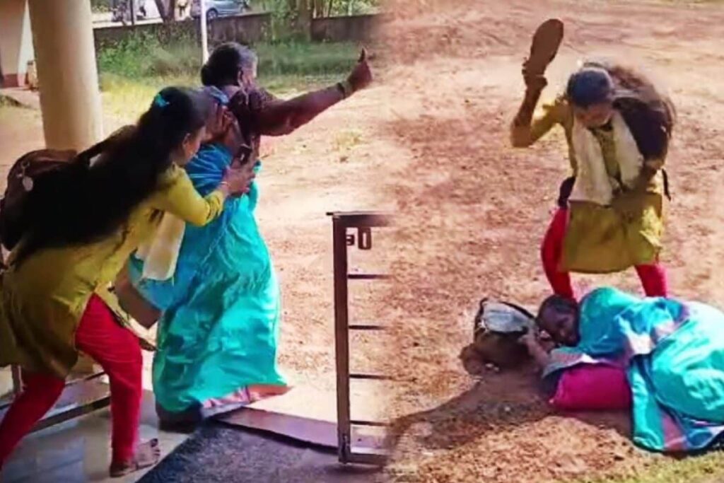 Karnataka: Daughter Assaults Mother With Slippers After She Tries To Seek Help