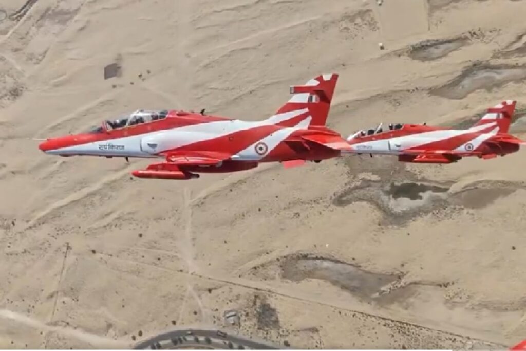 Indian Air Force’s Suryakirans Cut Through Dubai Skyline In Stunning Formation Flight | Watch