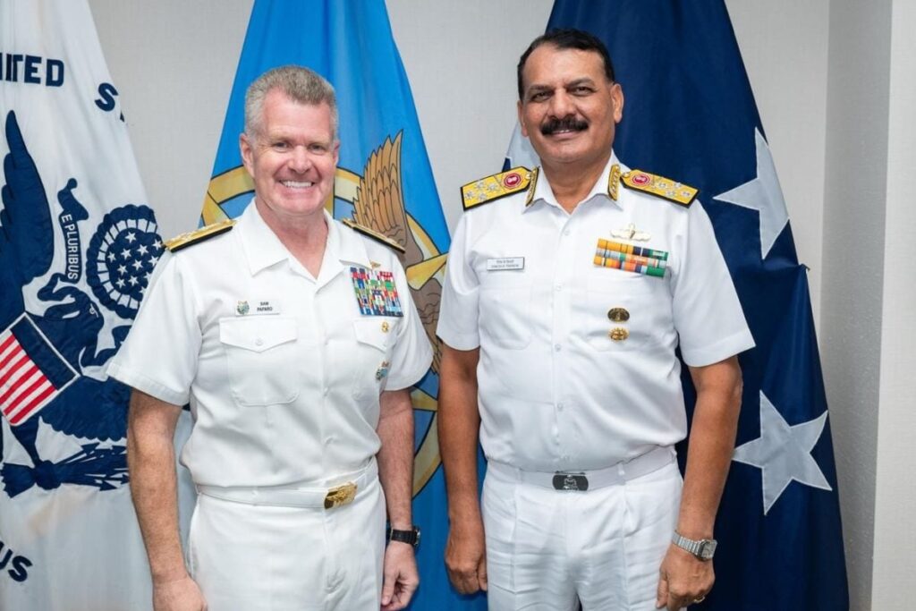 India-US Naval Chiefs Hold High-Level Talks To Boost Indo-Pacific Cooperation