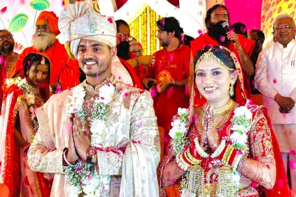 Madhya Pradesh CM Mohan Yadav's Son Abhimanyu Yadav Ties Knot At Mass Wedding In Ujjain