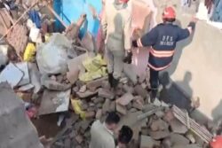Four Injured As Newly Built Structure Collapses In Delhi’s Jwala Nagar
